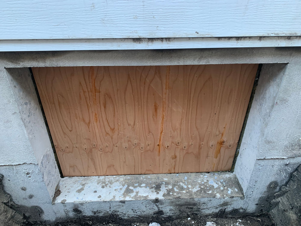 The right way to cut a basement window in a foundation wall