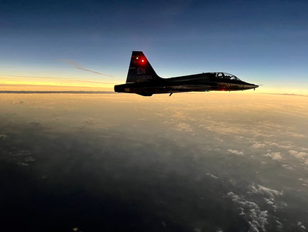 The Surreality of a Solar Eclipse Viewed from 30,000 Ft. Above Earth
