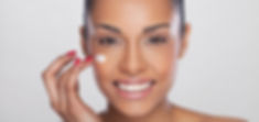 Model Applying Cream