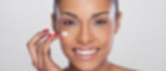 Model Applying Cream