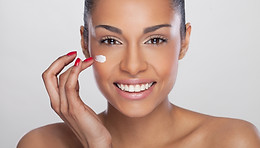 Model Applying Cream