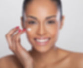 Model Applying Cream