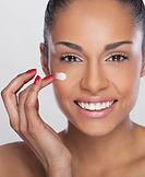 Model Applying Cream
