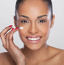 Model Applying Cream
