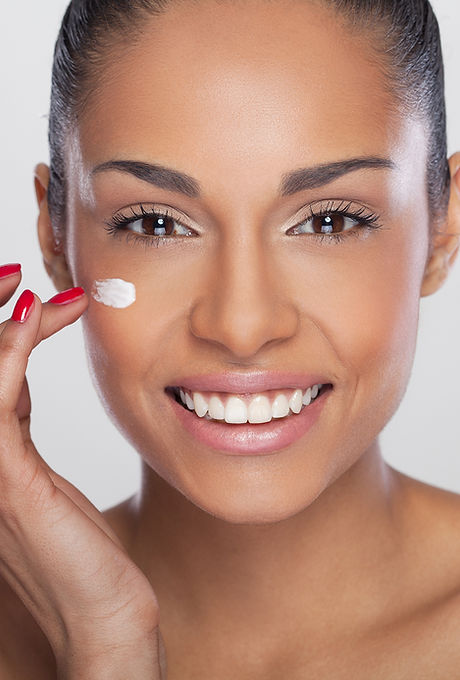 Model Applying Cream