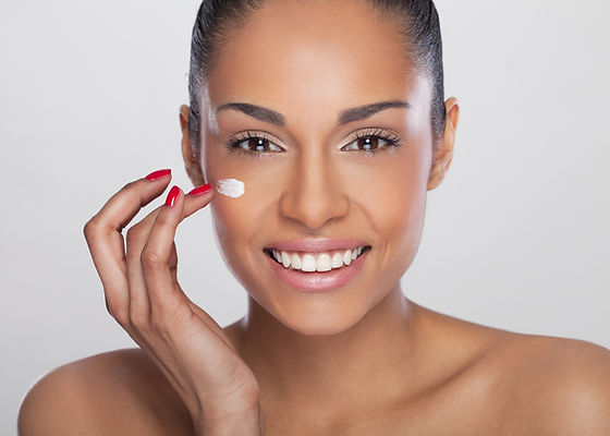 Model Applying Cream
