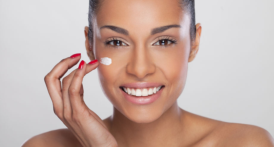 Model Applying Cream