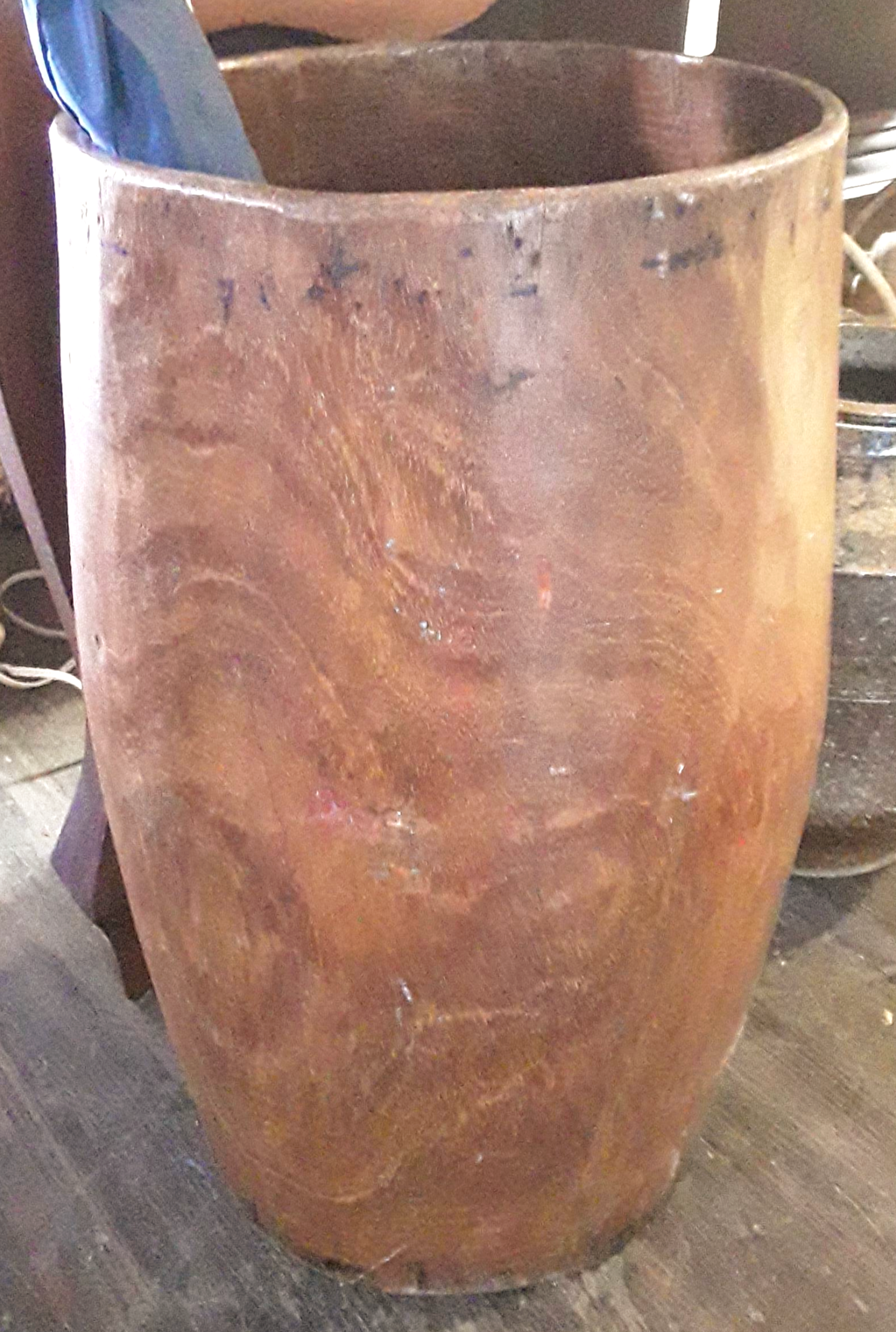 Hand Carved Timber Drum