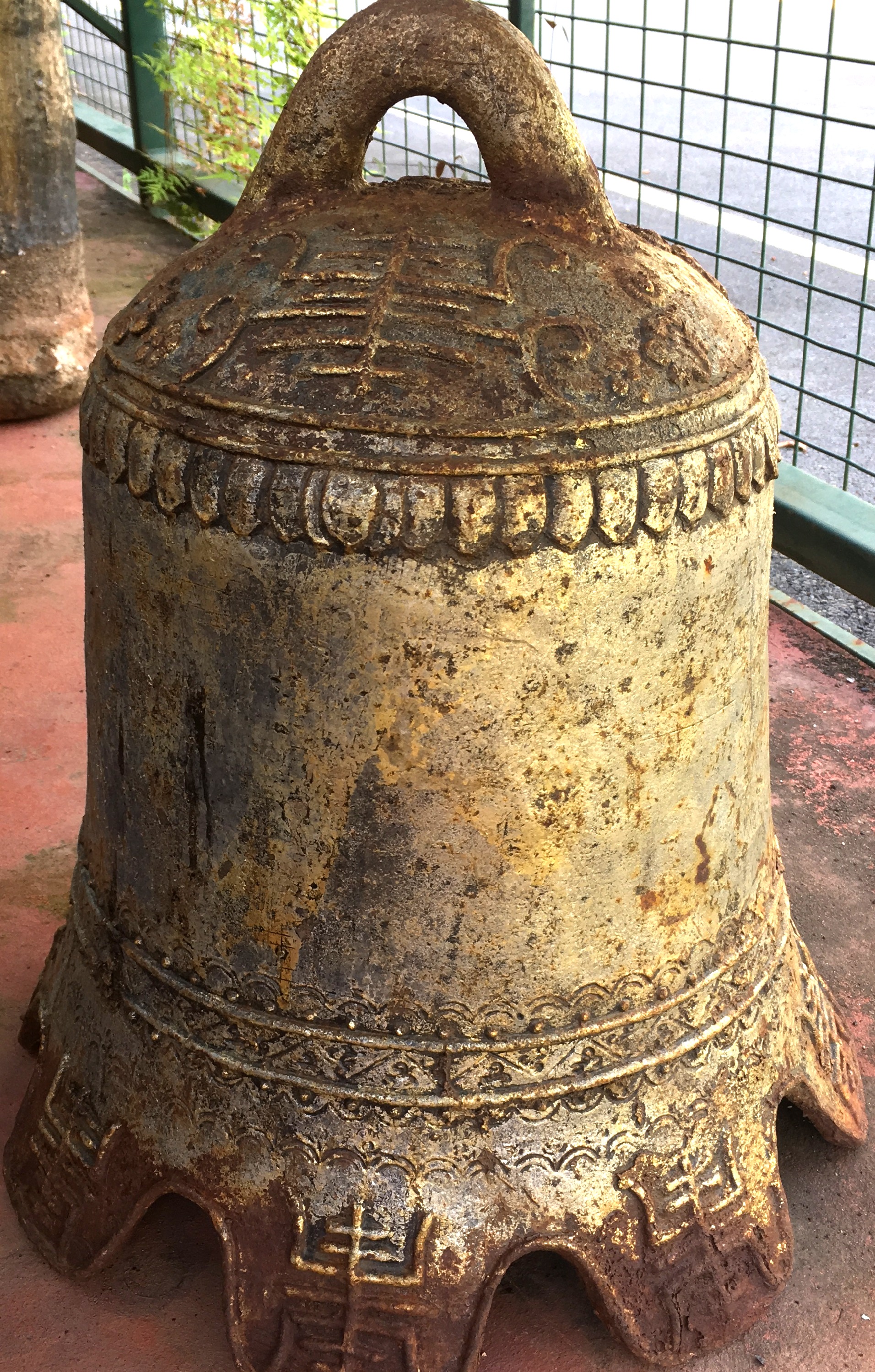 Chinese Cast Iron Bell