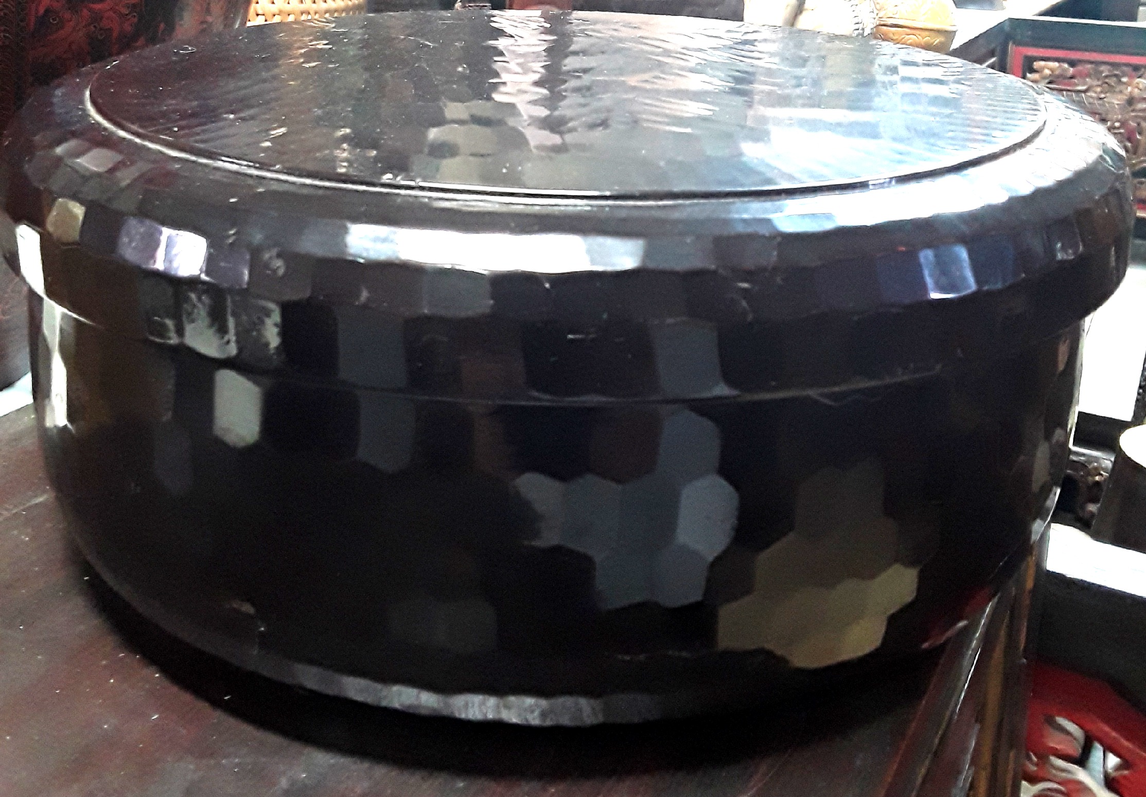 Wood Red Laquered Box