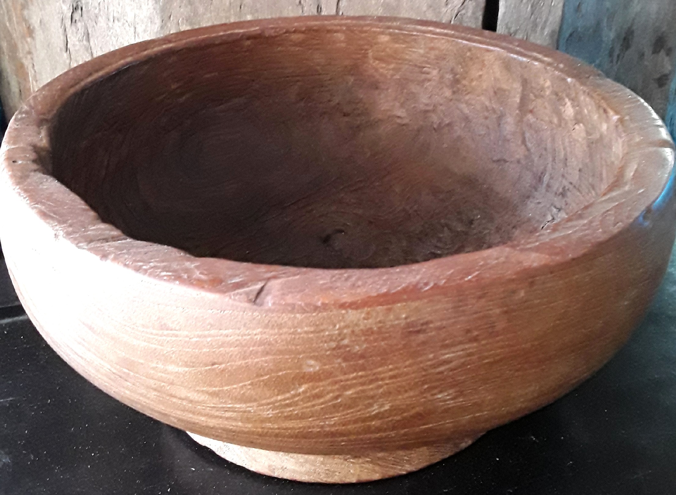Hand Carved Root Burl Bowl