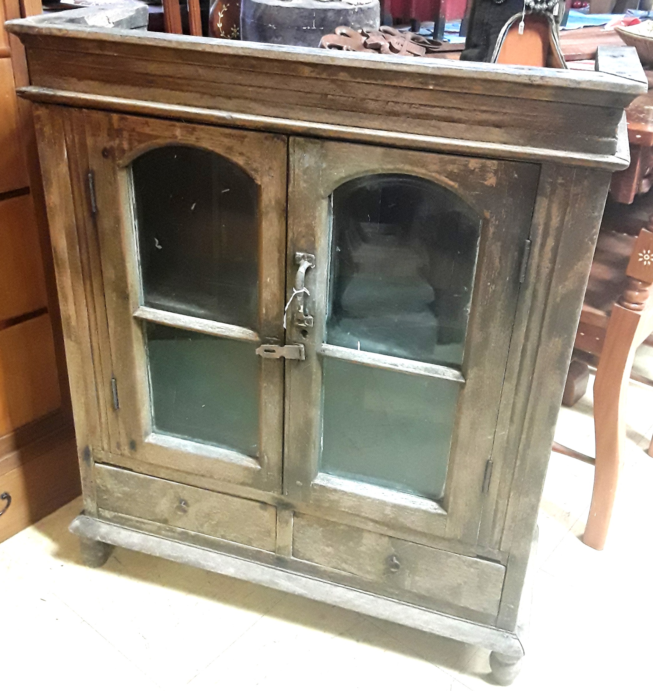 Antique Rustic Burmese Cabinet