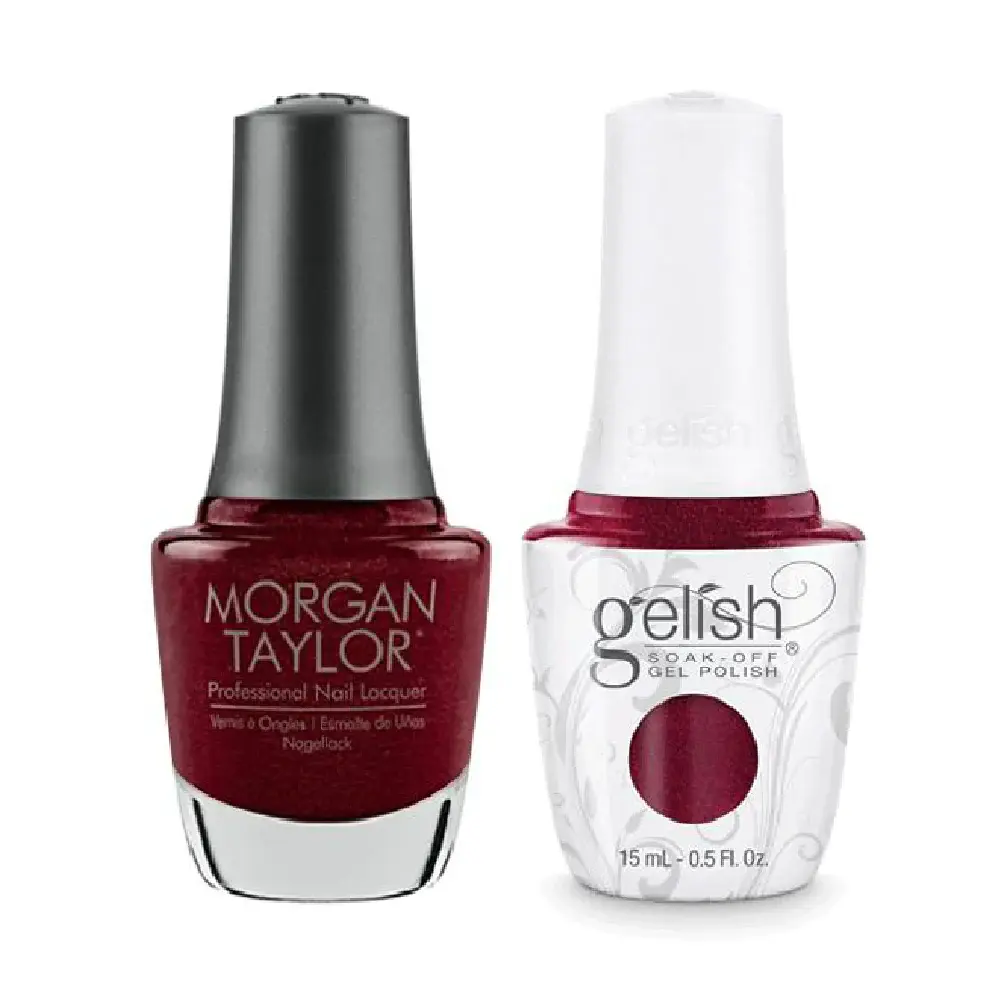 GELISH GE 190 - I'M SO HOT - GELISH & MORGAN TAYLOR COMBO 0.5 OZ