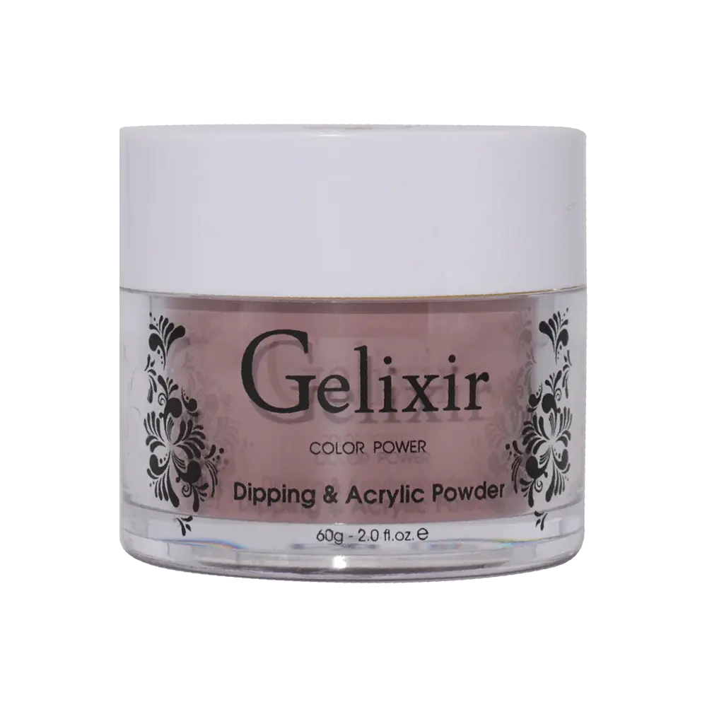 GELIXIR ACRYLIC & POWDER DIP NAILS 129 - BROWN COLORS