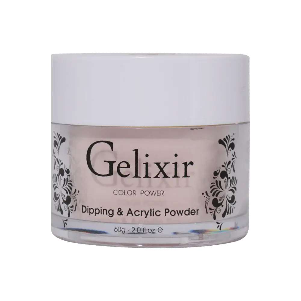 GELIXIR ACRYLIC & POWDER DIP NAILS 001 CORNSILK - BEIGE WHITE COLORS