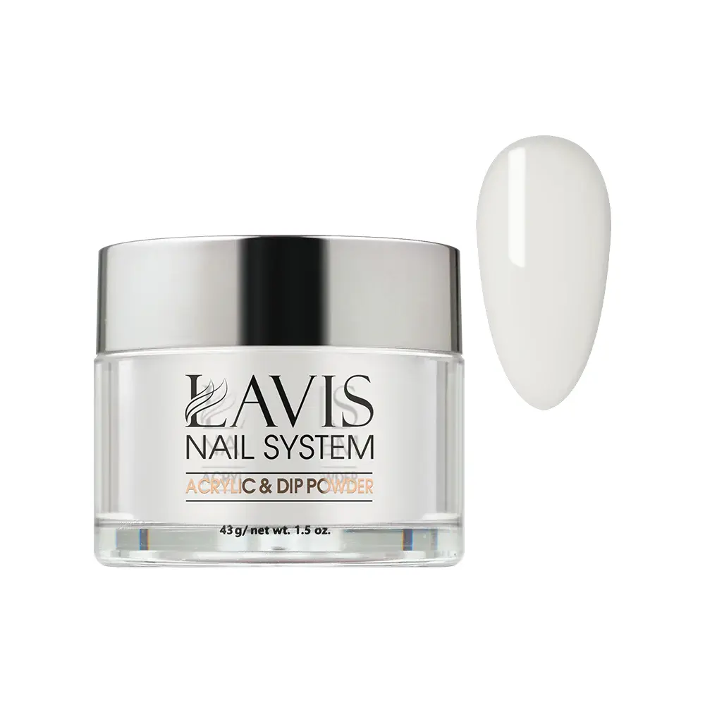 LAVIS WHITE ACRYLIC POWDER - 091 WHY WHITE?