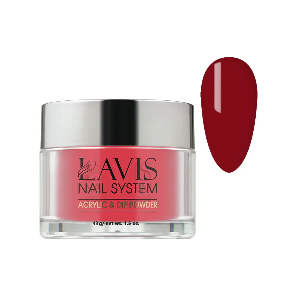 LAVIS CRIMSON ACRYLIC POWDER - 189 CORAL BELLLS