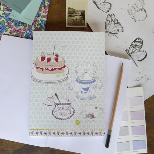 Afternoon Tea Notebook | ashleythomasdesign