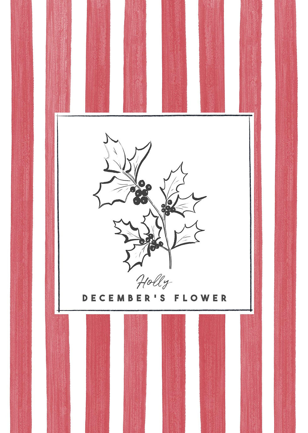Thumbnail: Birth Month Flower Print