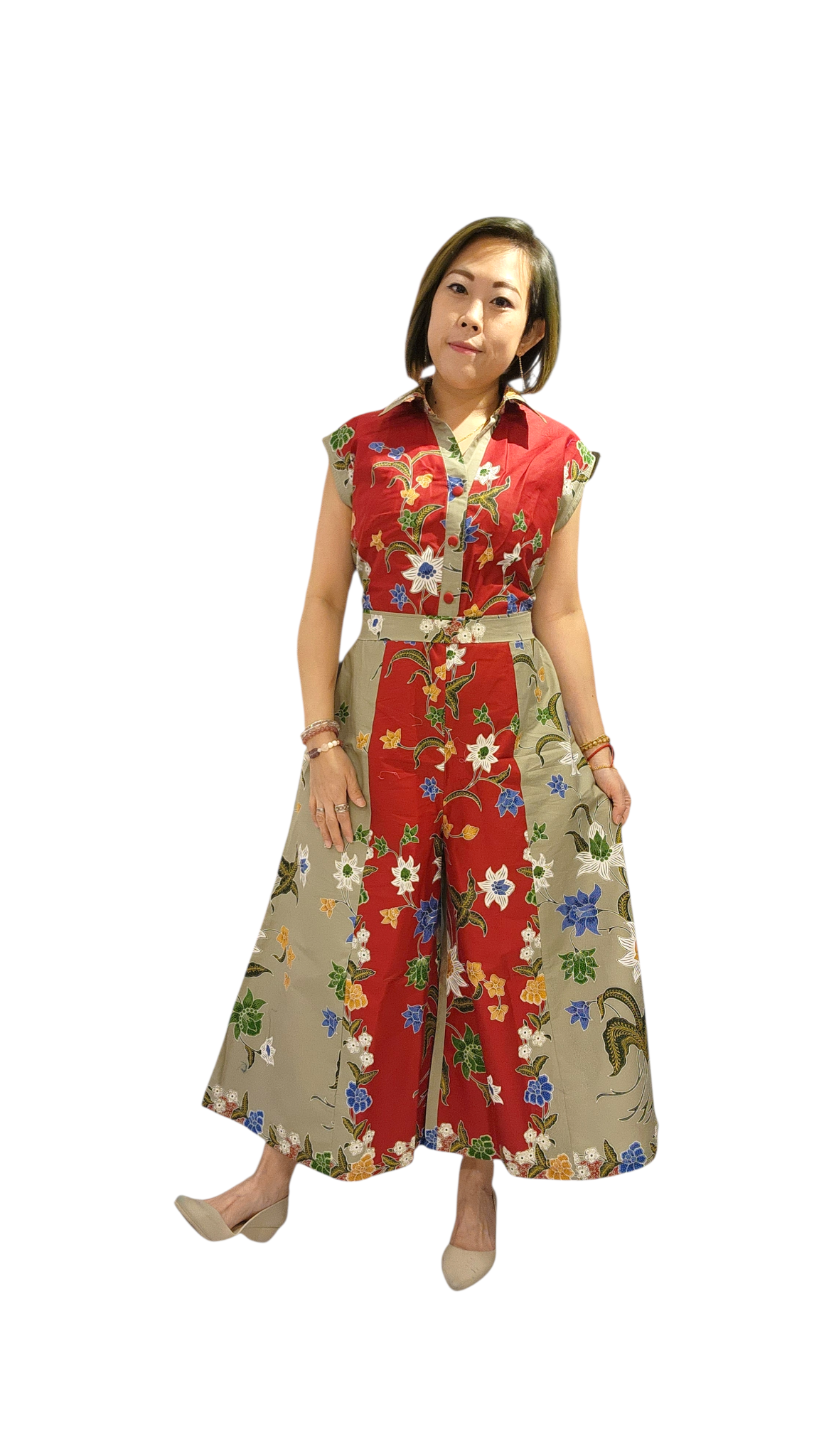 NO 16/10/67E Batik Jumpsuit