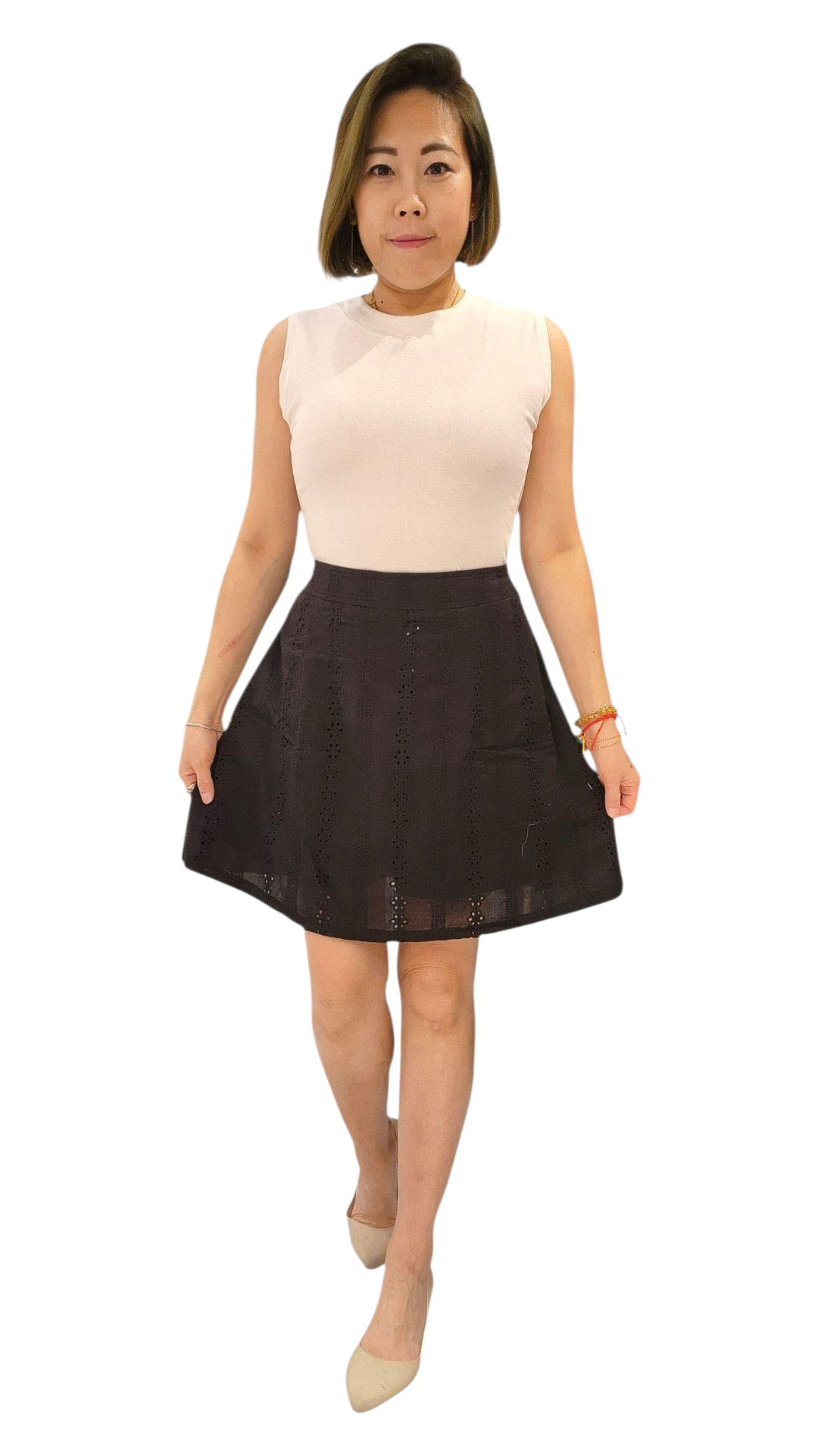 NK 25/9/66B Eyelet Skort