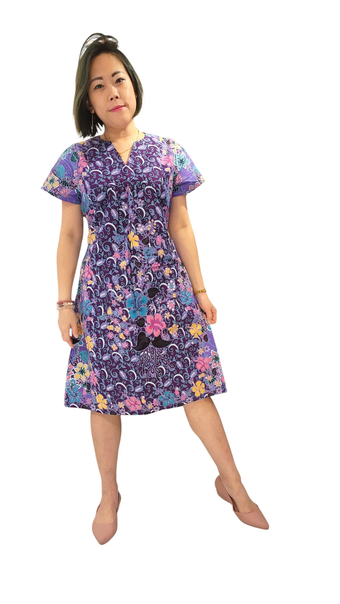 NK 48-2-69B Batik Dress