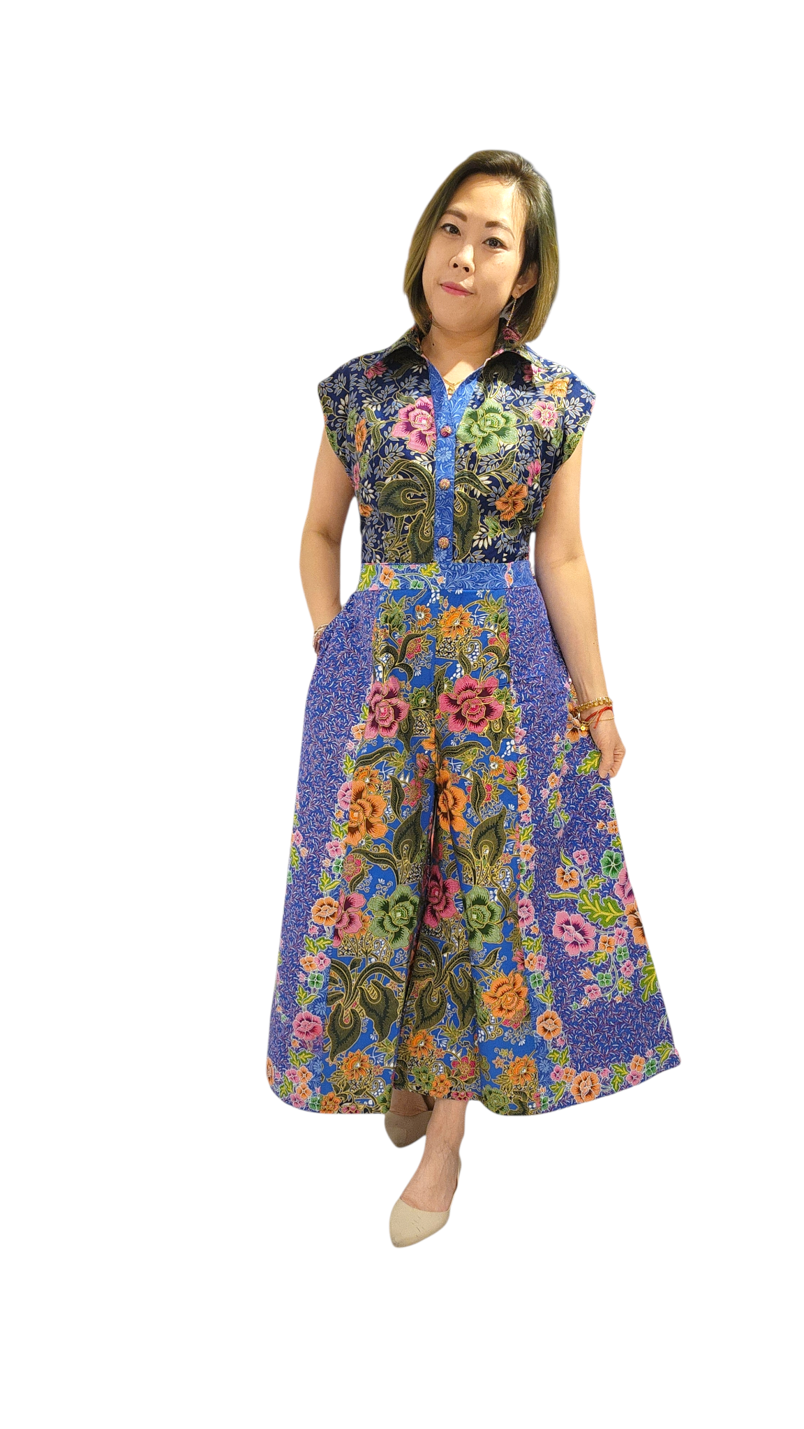 NO 16/10/67D Batik Jumpsuit