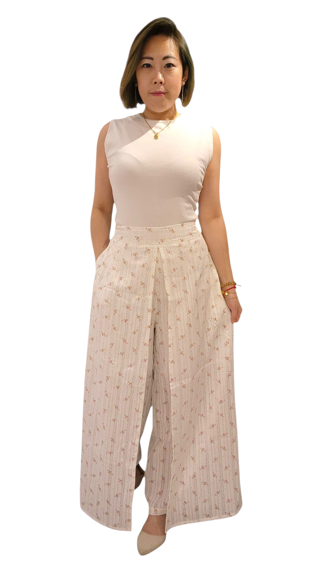 NK 3/6/67 Eyelet Pants In Pink