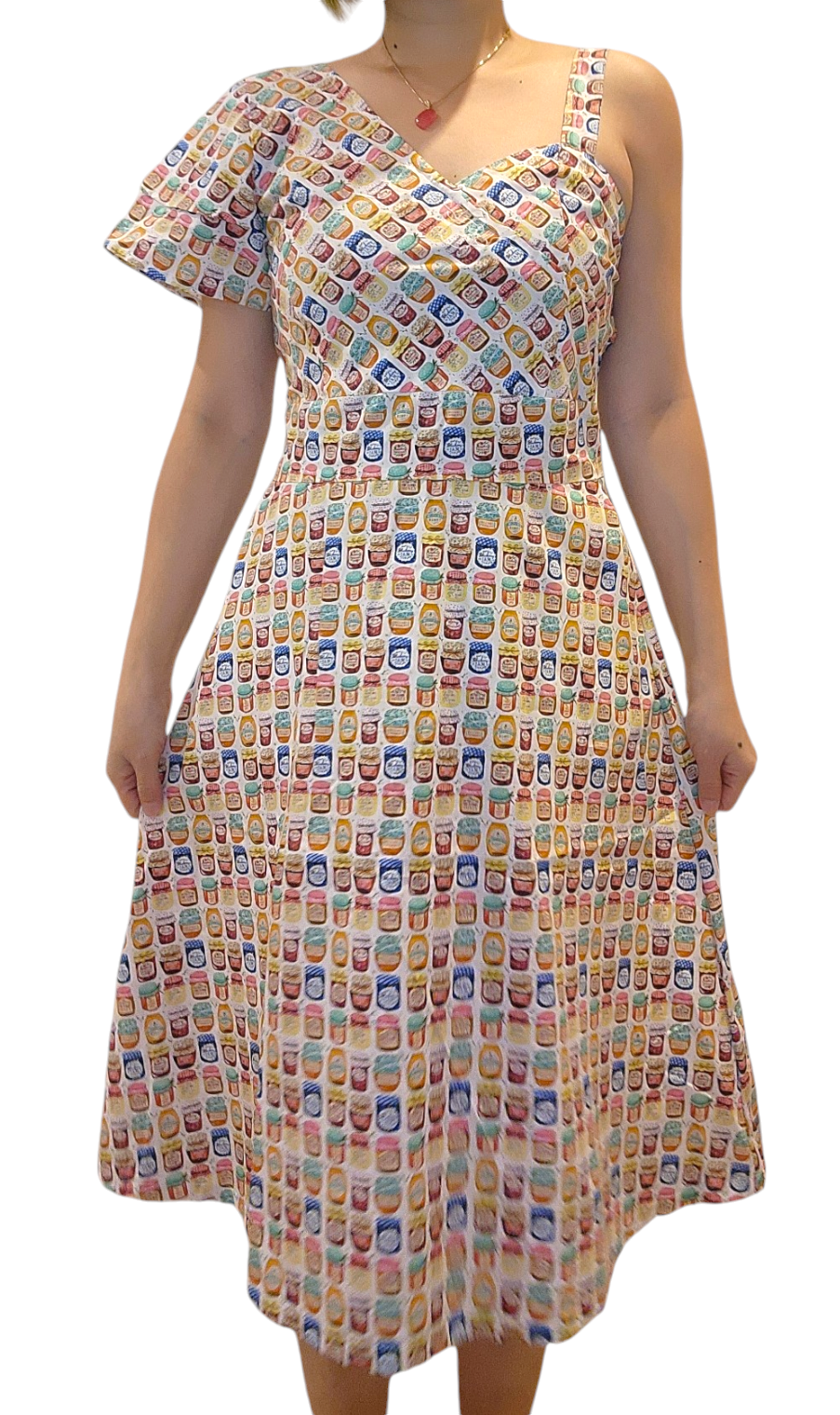 Thumbnail: BM137D Toga Dress In White