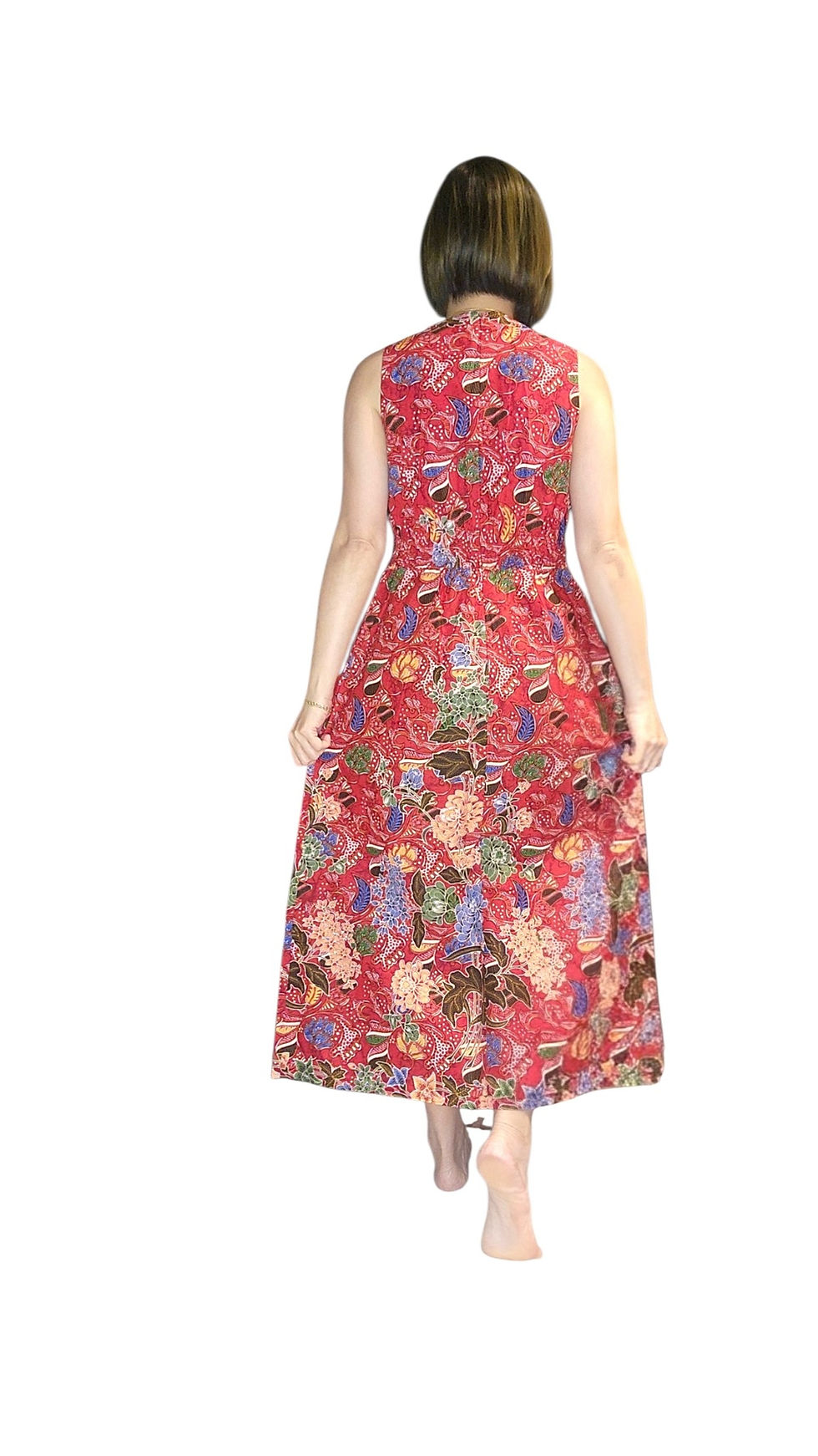 Thumbnail: NK 52-2-69E Batik Tunic Top