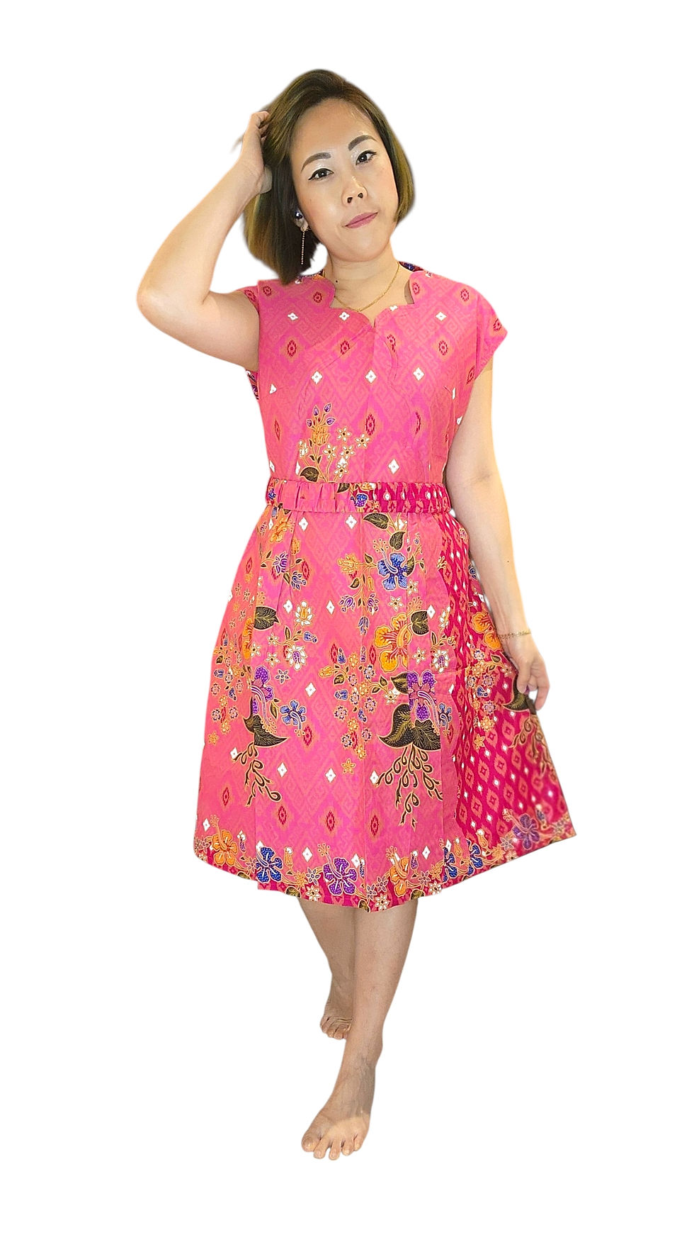 Thumbnail: NK 11-2-69A Batik Dress