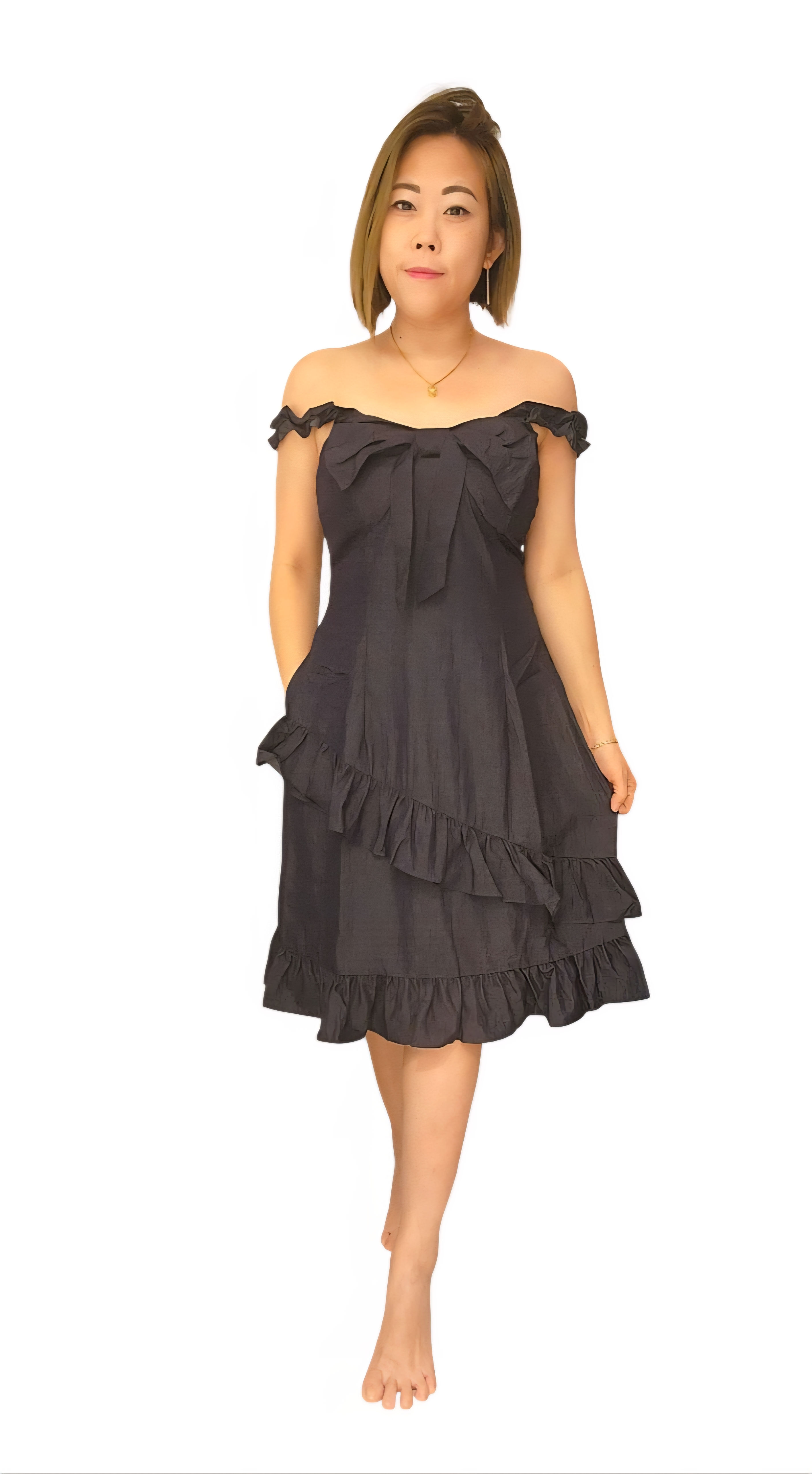 NK 12-2-69B Denim Dress