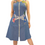 Thumbnail: NK 20-3-68H Denim + Batik Dress