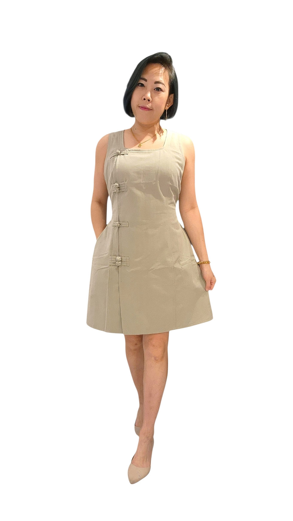 Thumbnail: NK 57-2-69C Denim Dress