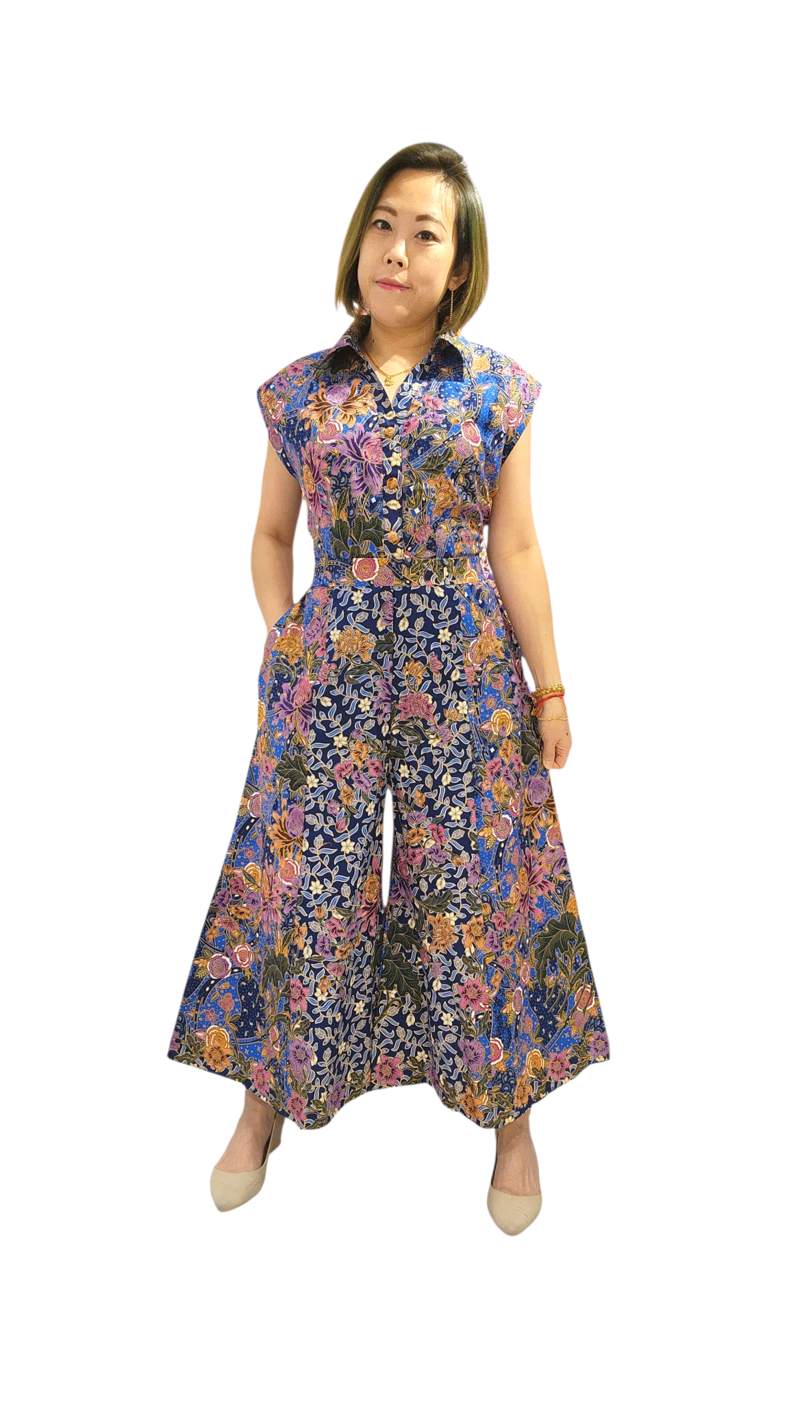 NO 16/10/67A Batik Jumpsuit