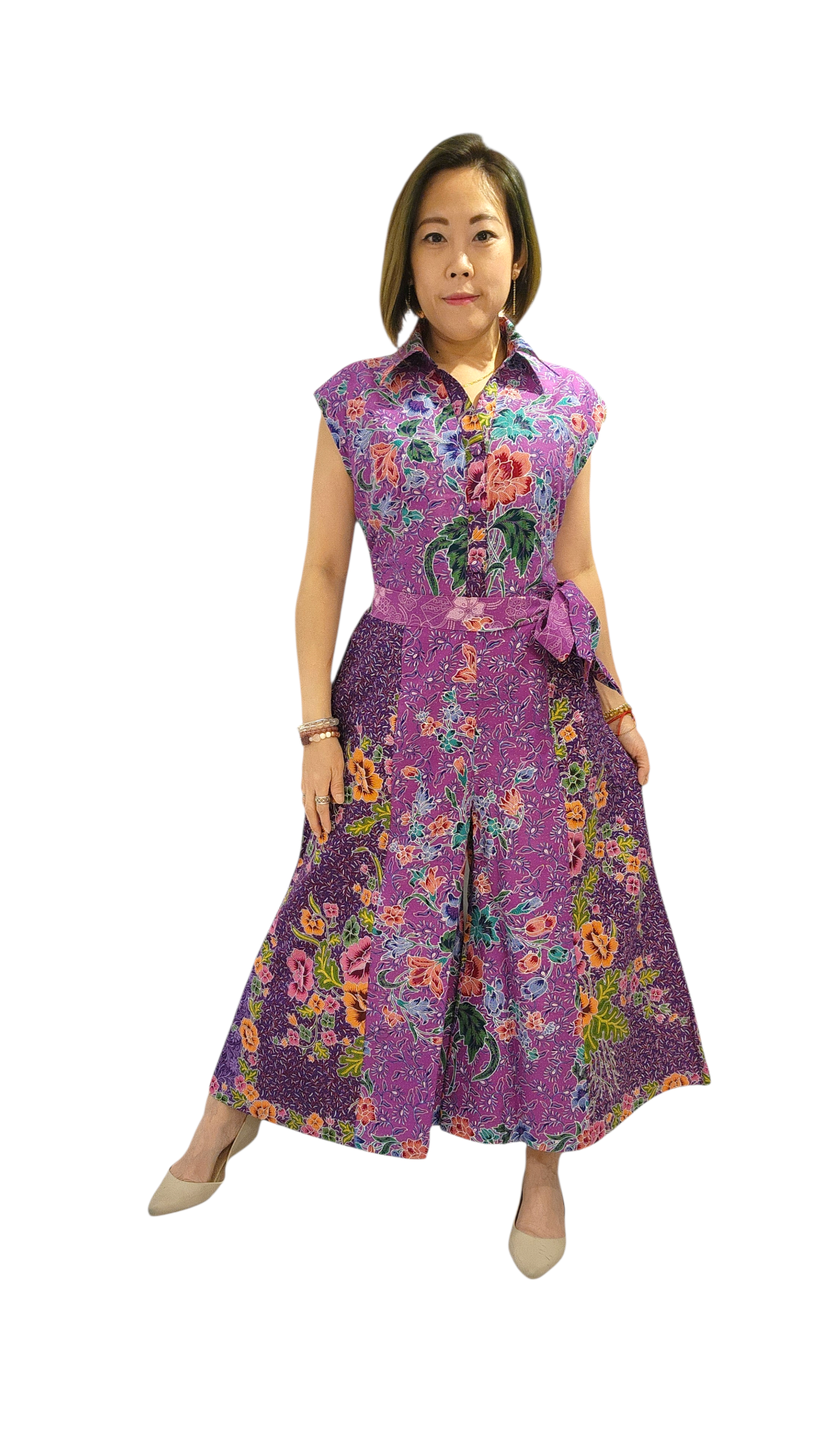 NO 16/10/67C Batik Jumpsuit