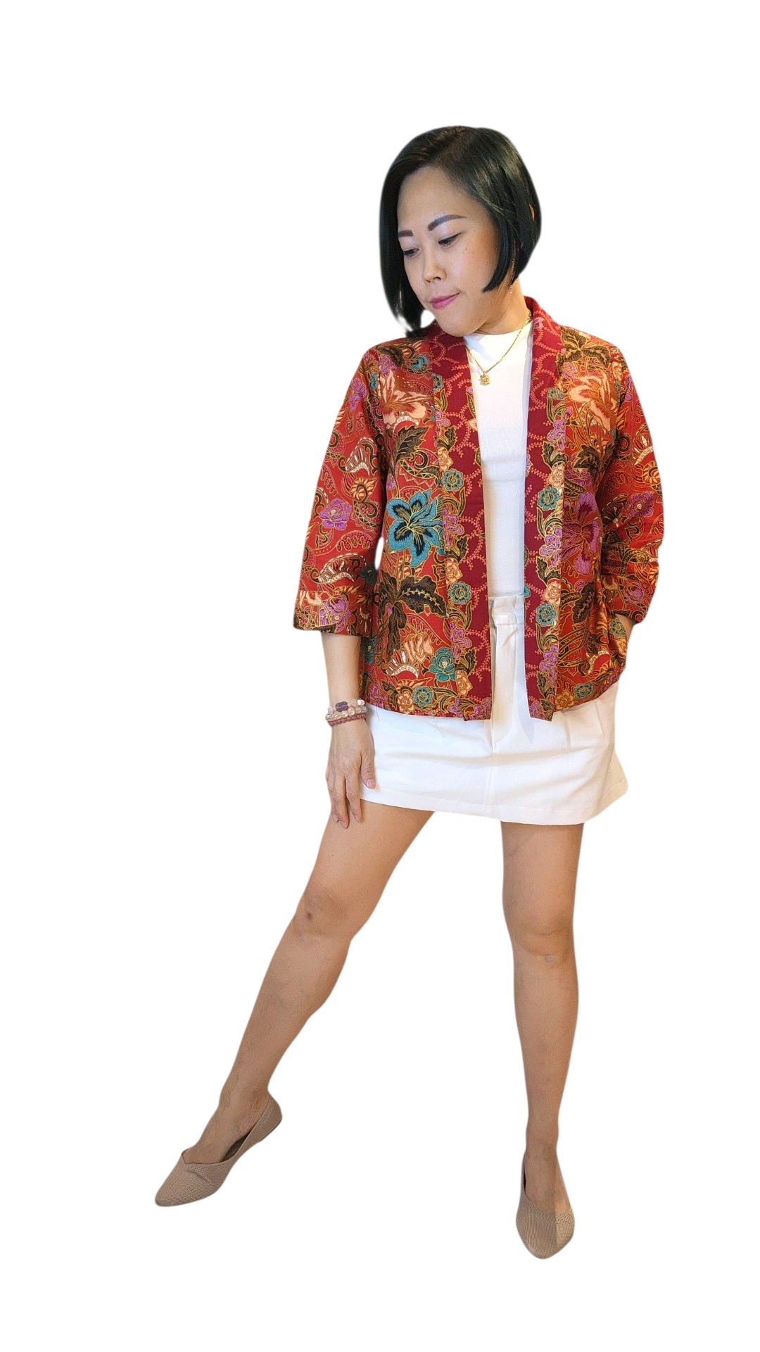 NK 36-2-69C Batik Overlay Jacket 