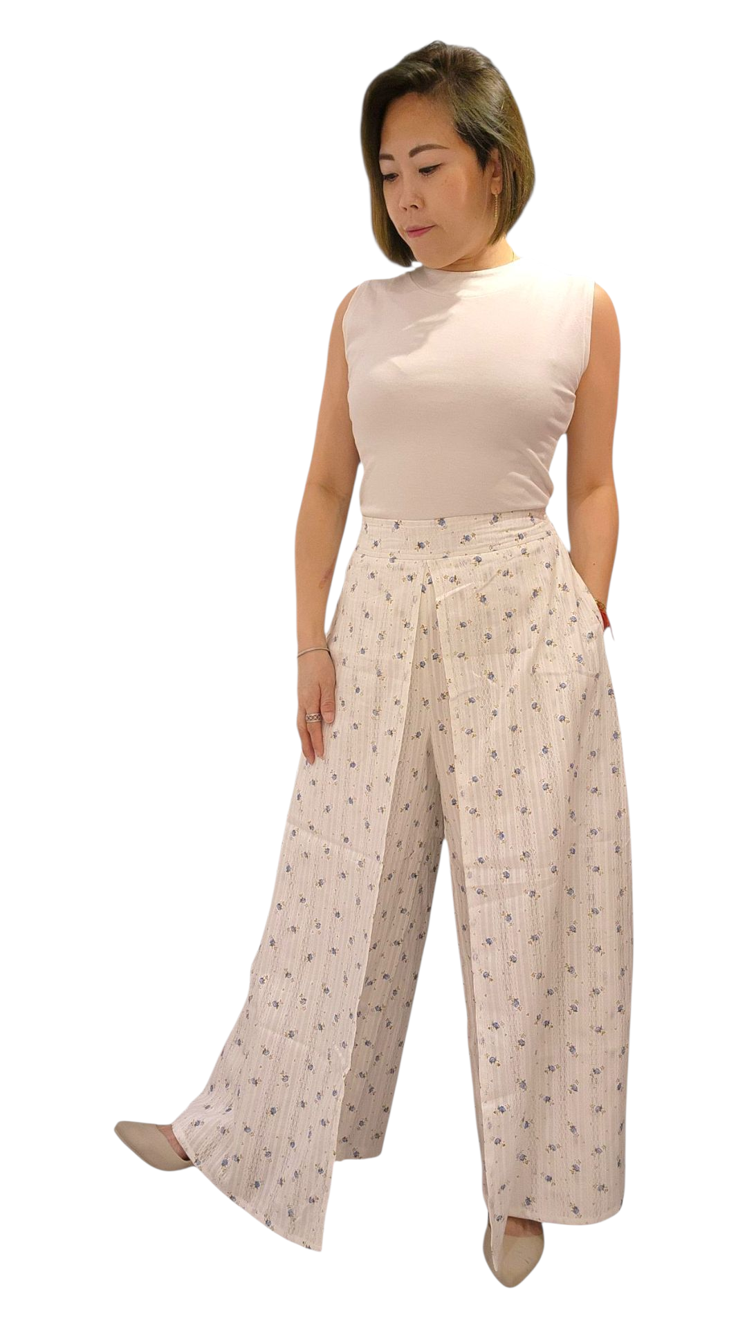 NK 3/6/67 Eyelet Pants In Blue