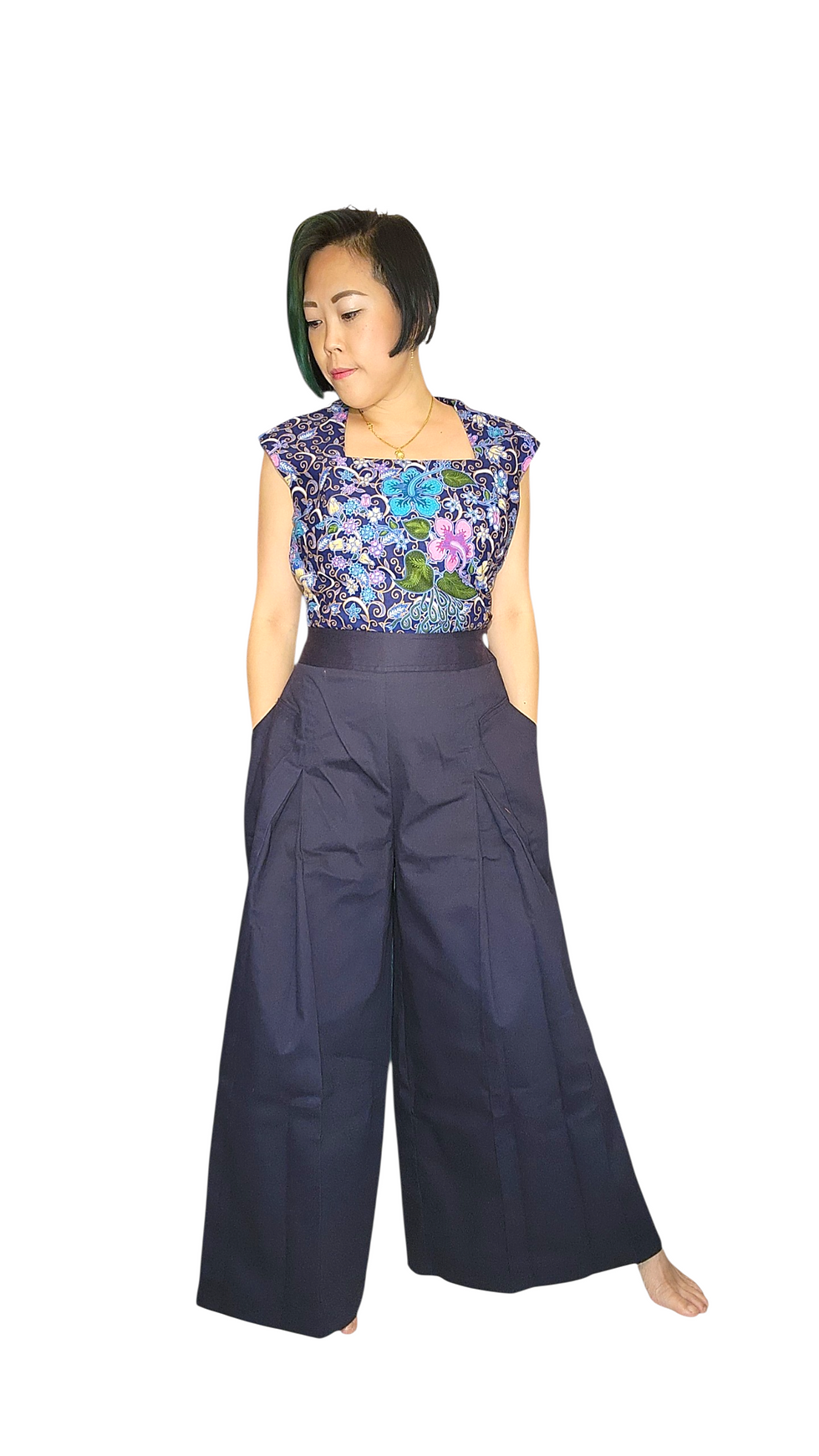 Thumbnail: NK 30-2-69B Batik Blouse 