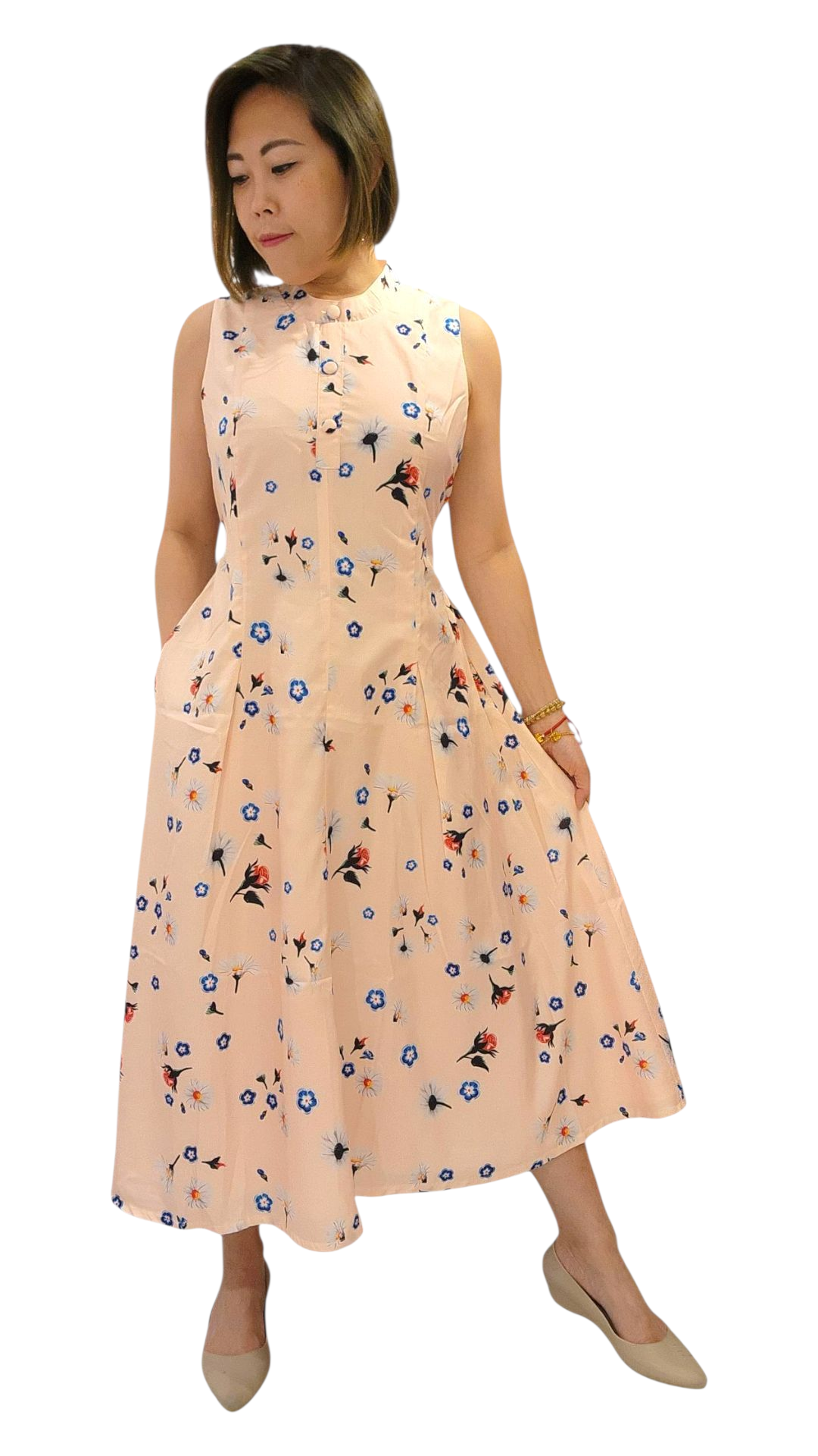 NK 29-8-68A Floral Dress