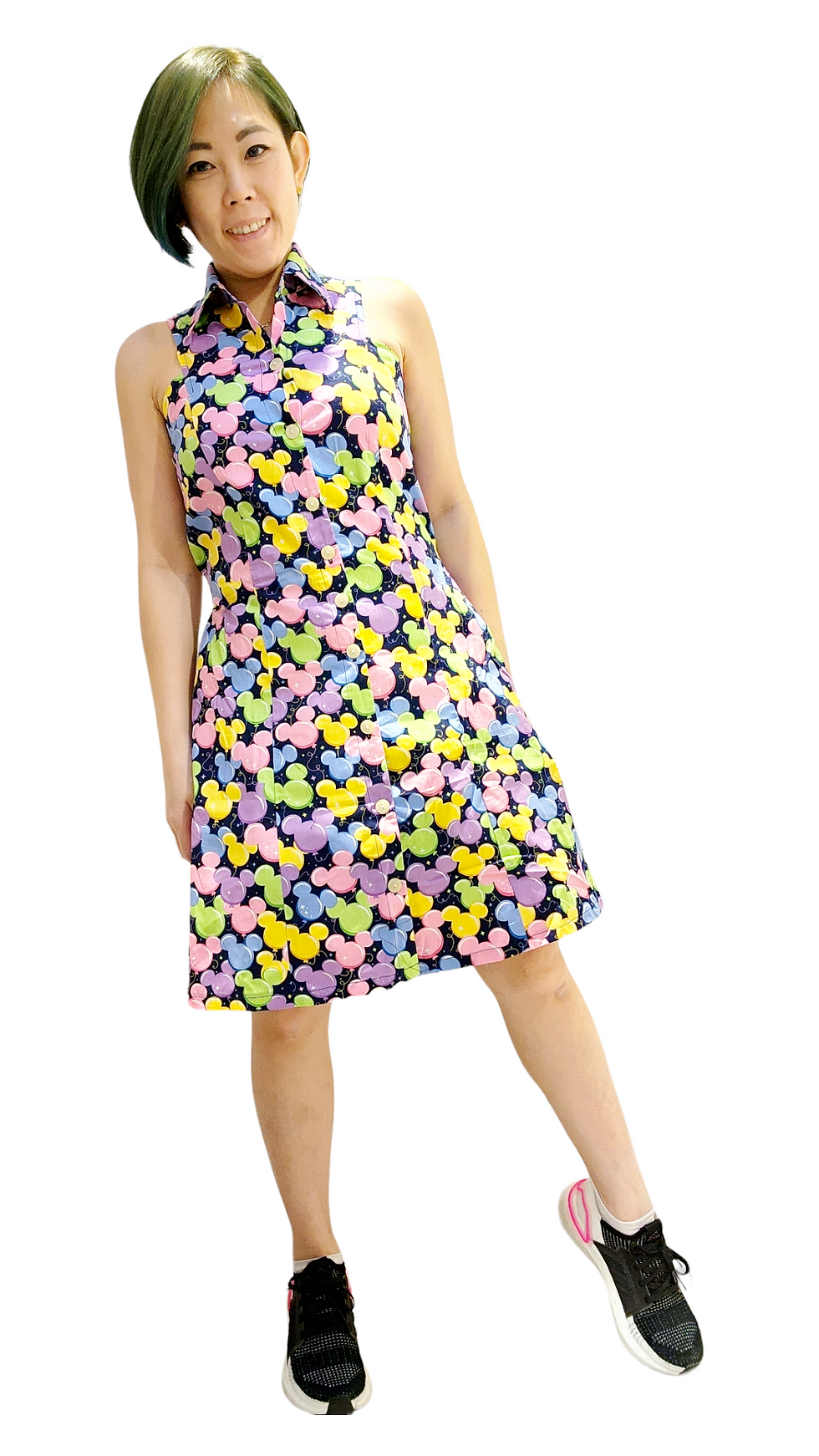 #CP93D Dress In Navy