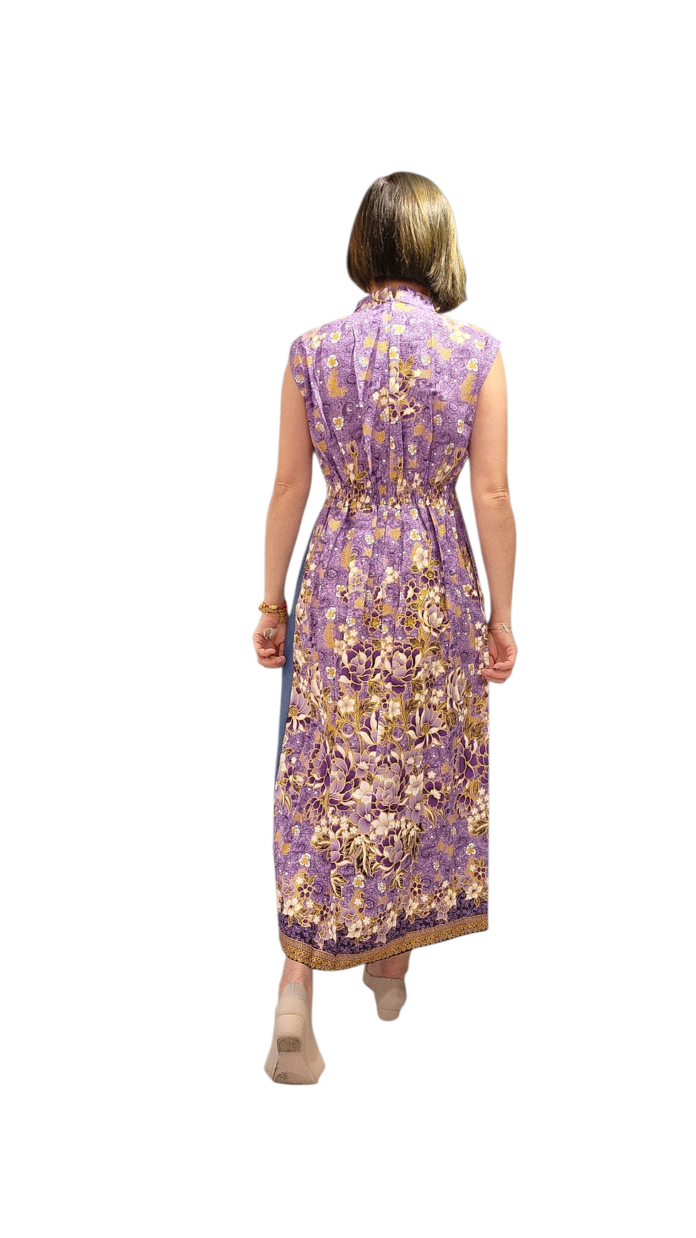 Thumbnail: NK 24-8-68E Denim+ Batik Dress