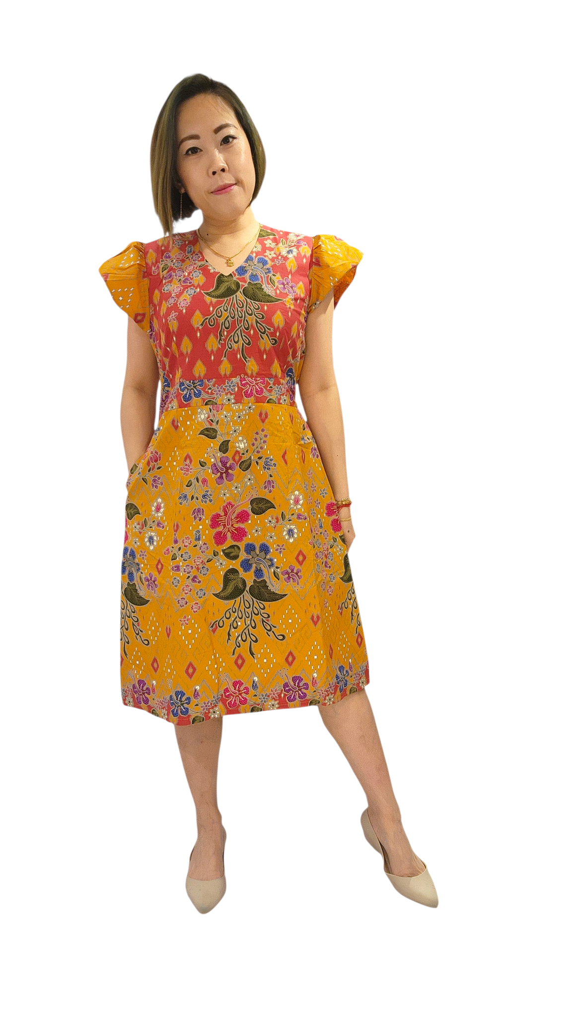 NK 15-3-68A Batik Dress