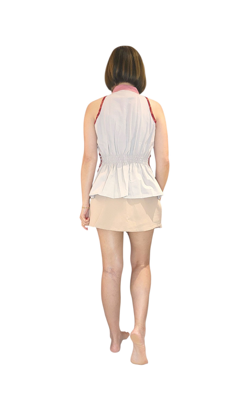 Thumbnail: NK 4-2-69A Denim+Batik Top