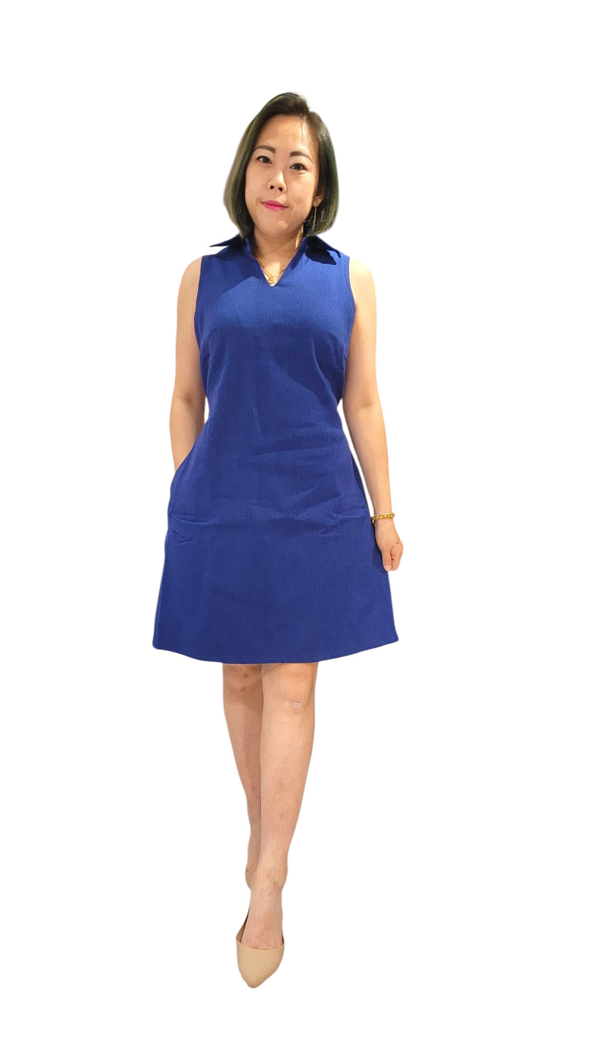 NK 27-2-69D Short Denim Dress