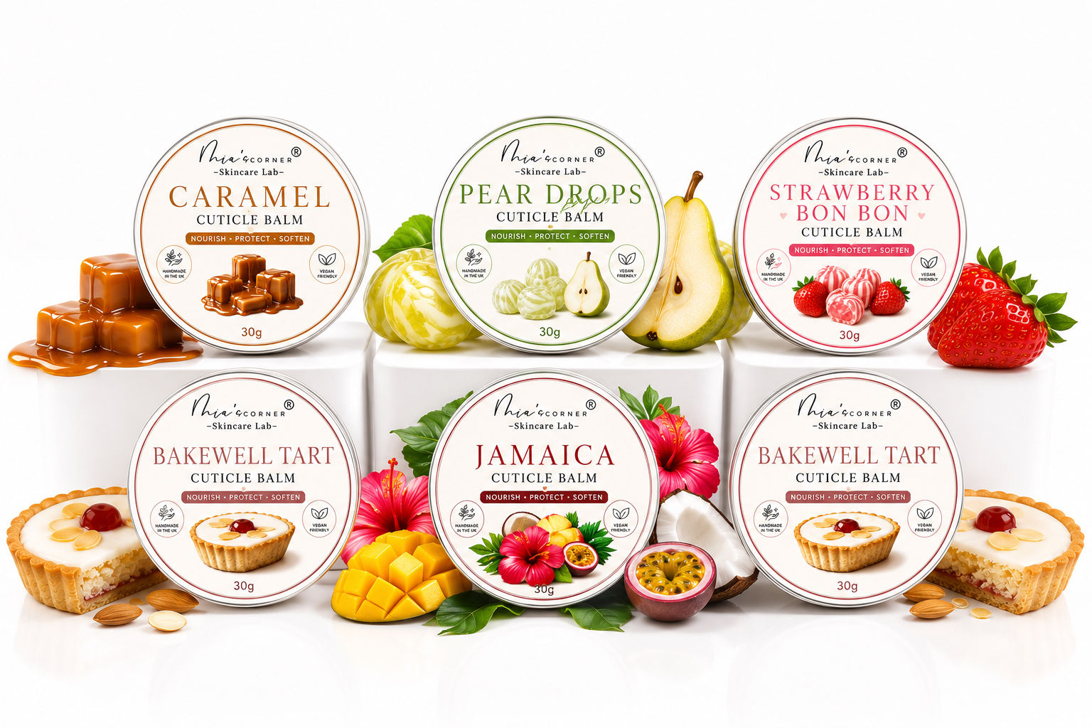 Hand and cuticle balms