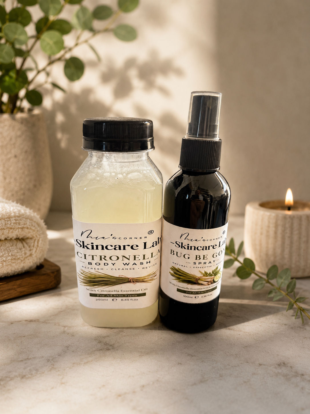 Citronella natural bug repellent 