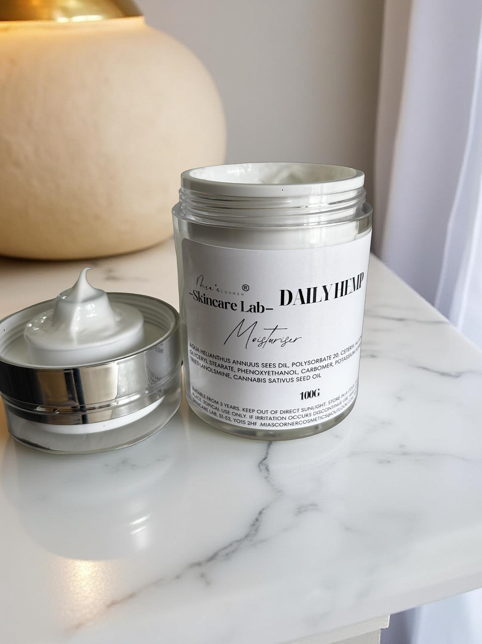 Daily hemp moisturiser