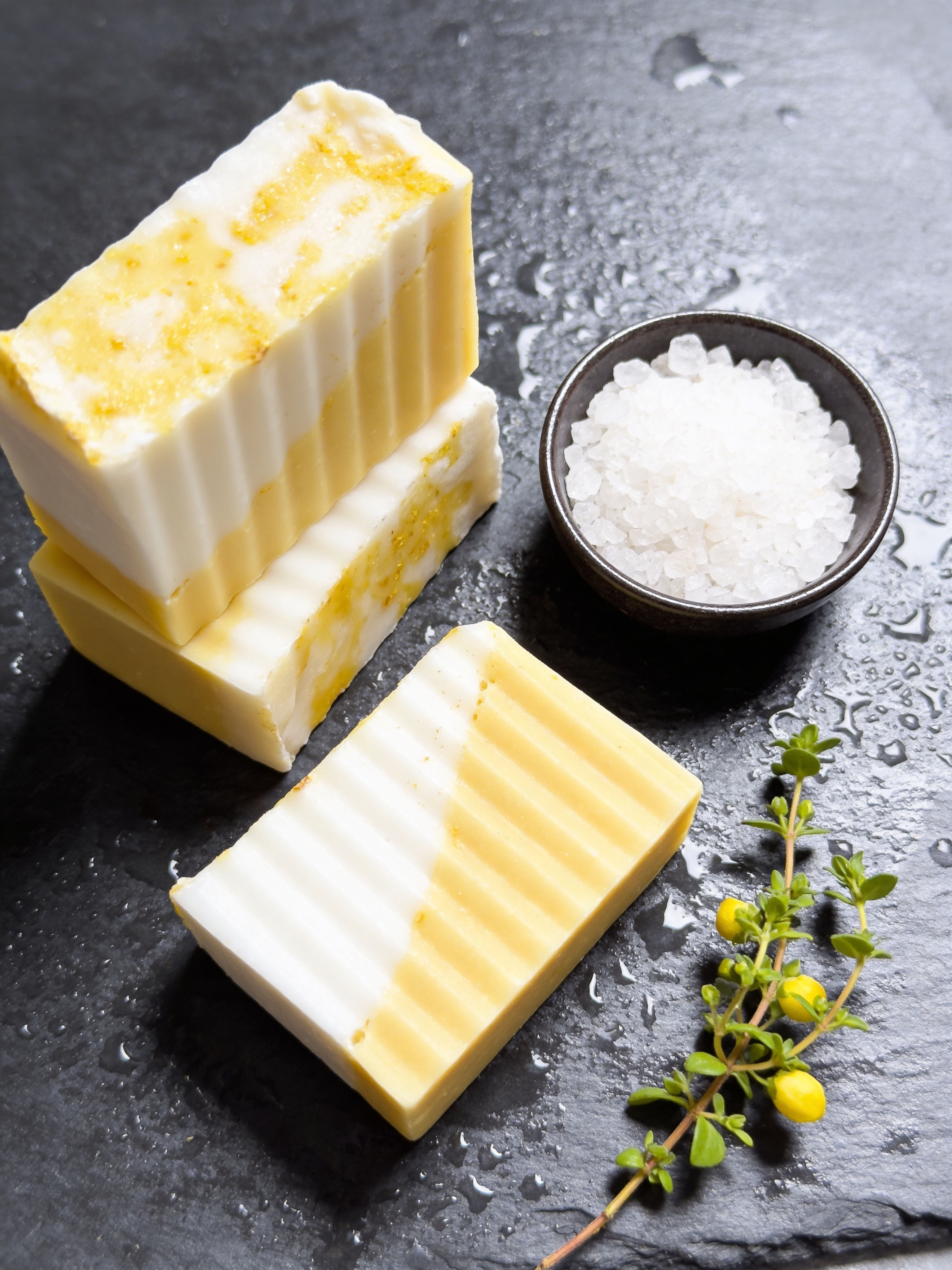 Lemon sorbet soap