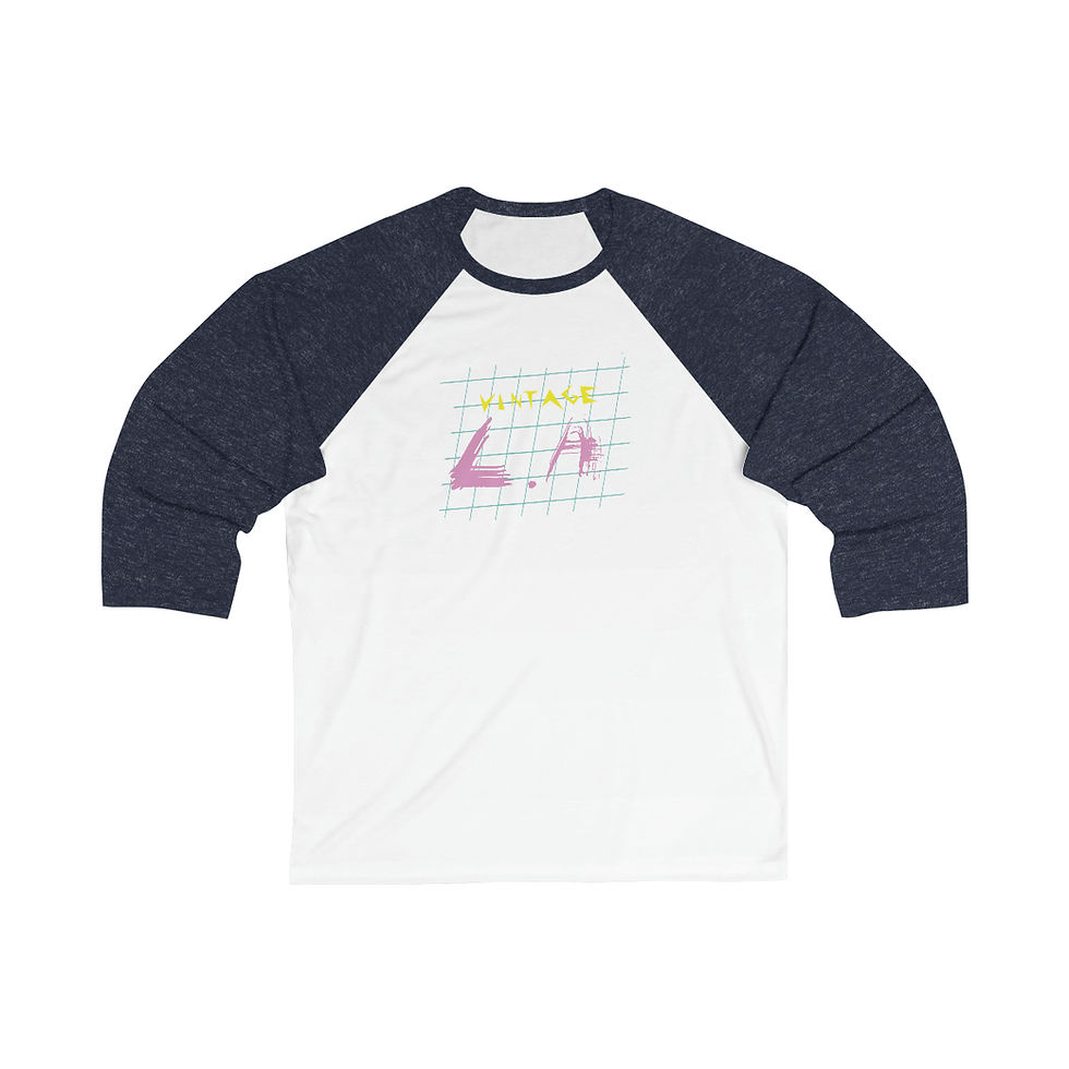 Thumbnail: 80's Deco Style - Unisex Sleeve Baseball Tee